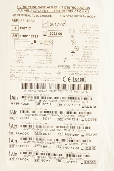 ALN FF.HOOK Femoral Kit With Hook 7F (x)